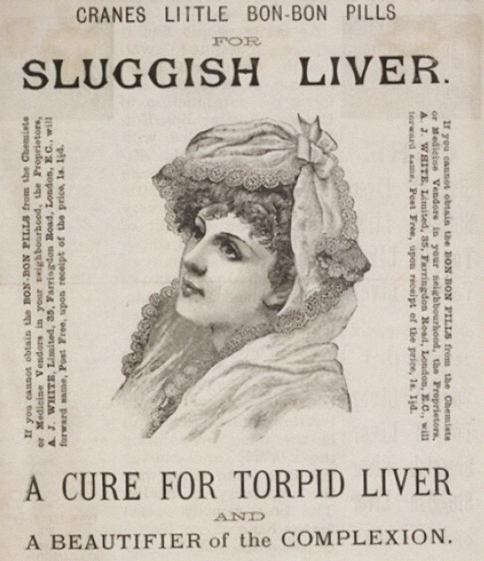 Claiming To Cure A ‘Torpid Liver’ And Beautify The Complexion, Crane’s Little Bon-Bon Pills Were Most Likely A Laxative Or Mild Diuretic