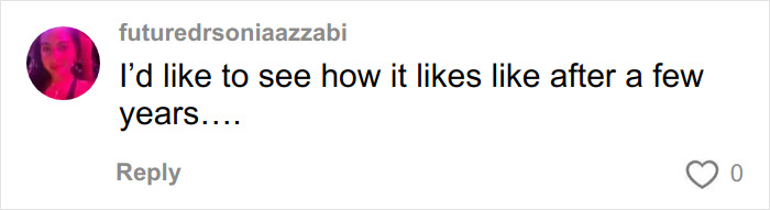Comment by user futuredrsoniaazzabi questioning how donated lifeless bodies look years after BBLs and breast implants. Comment by user futuredrsoniaazzabi questioning how donated lifeless bodies look years after BBLs and breast implants.