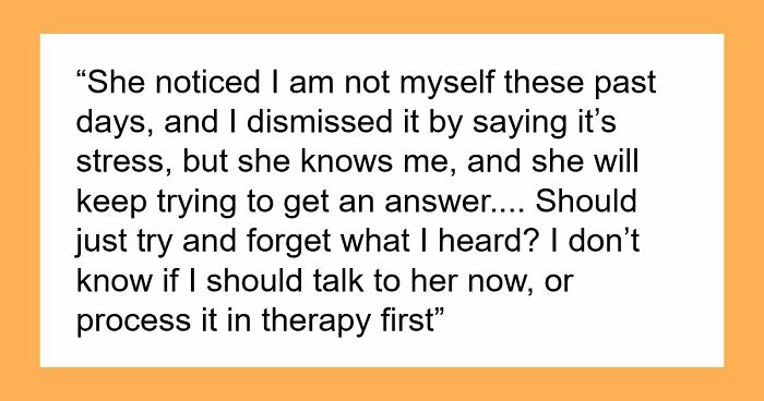 Man “Snoops” On His Wife’s Convo With Her Sister, Devastated After Learning About Her Infidelity