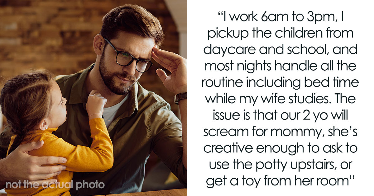 Dad Can’t Manage To Keep Toddler From Mom So She Can Study – “You’re Being Outsmarted By A 2YO”