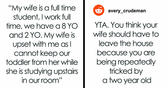 Dad Can’t Manage To Keep Toddler From Mom So She Can Study – “You’re Being Outsmarted By A 2YO”