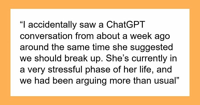 Lady Uses AI As Her Personal Relationship Coach, GF Panics As She Learns She’s Looking For Upgrades