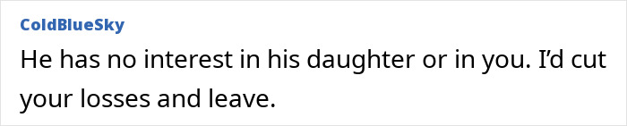 Text message expressing frustration about feeling like an unpaid nanny after partner leaves child to go to the gym.