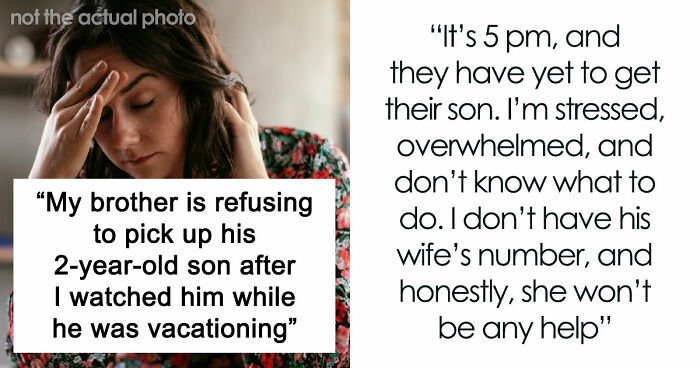 Mom Of 6 Stressed And Overwhelmed When Brother Blocks Her Number While She’s Babysitting His Son