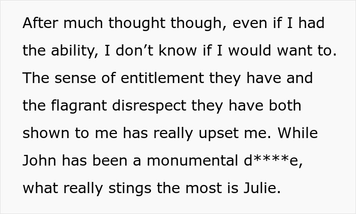 Text highlighting a woman refusing to risk her new career due to friends demanding free advice, revealing their true colors.
