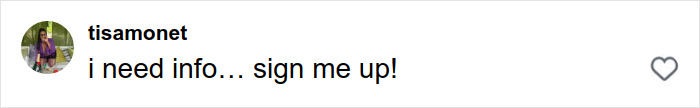 Comment on social media from user tisamonet expressing interest and requesting information about fat prison conditions exposed by a woman.