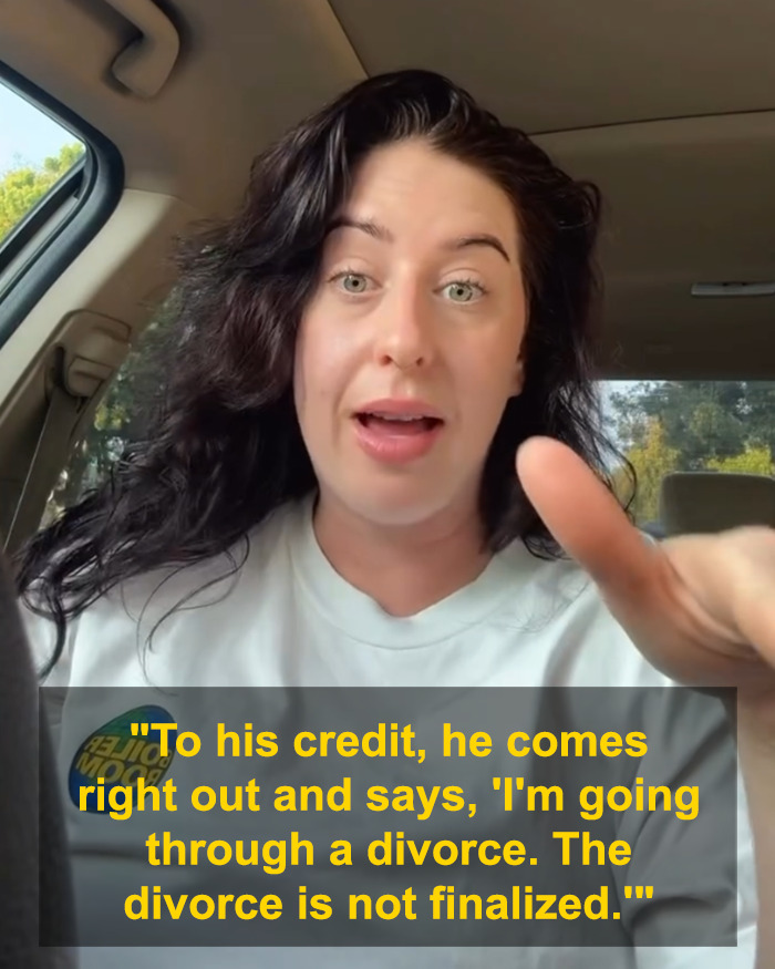 Woman reacting with surprise inside a car after matching with the perfect guy on Hinge during a dating experience.