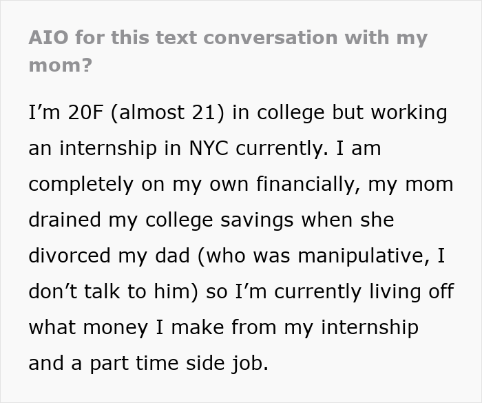 Mom Scolds 20YO For “Turning Off” Her Location, Daughter Just Snaps Over It Being Her Only Concern Mom Scolds 20YO For “Turning Off” Her Location, Daughter Just Snaps Over It Being Her Only Concern