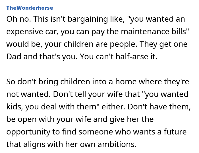SAHM Dreams Of A Packed House And More Babies, Husband Pumps The Brakes On 50/50 Childcare