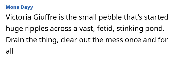 Text excerpt from Epstein files discussing Victoria Giuffre and referencing revelations involving Naomi Campbell and Ghislaine Maxwell.