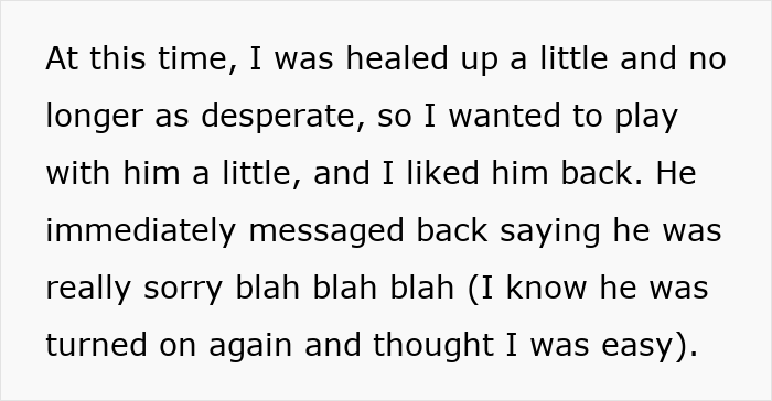 Text about healing after ghosting, playing with feelings, and receiving messages as part of ghoster relationship messages revenge.