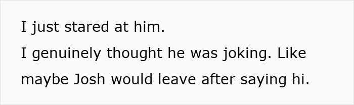 Alt text: Text showing a nervous guy bringing his bestie to chaperone his first date and the lady told to chill when mad