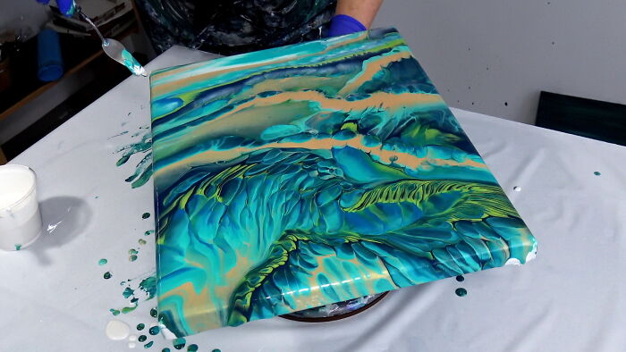 Chaos Split Cup Acrylic Pour: From Wild Pour To Fine Details
