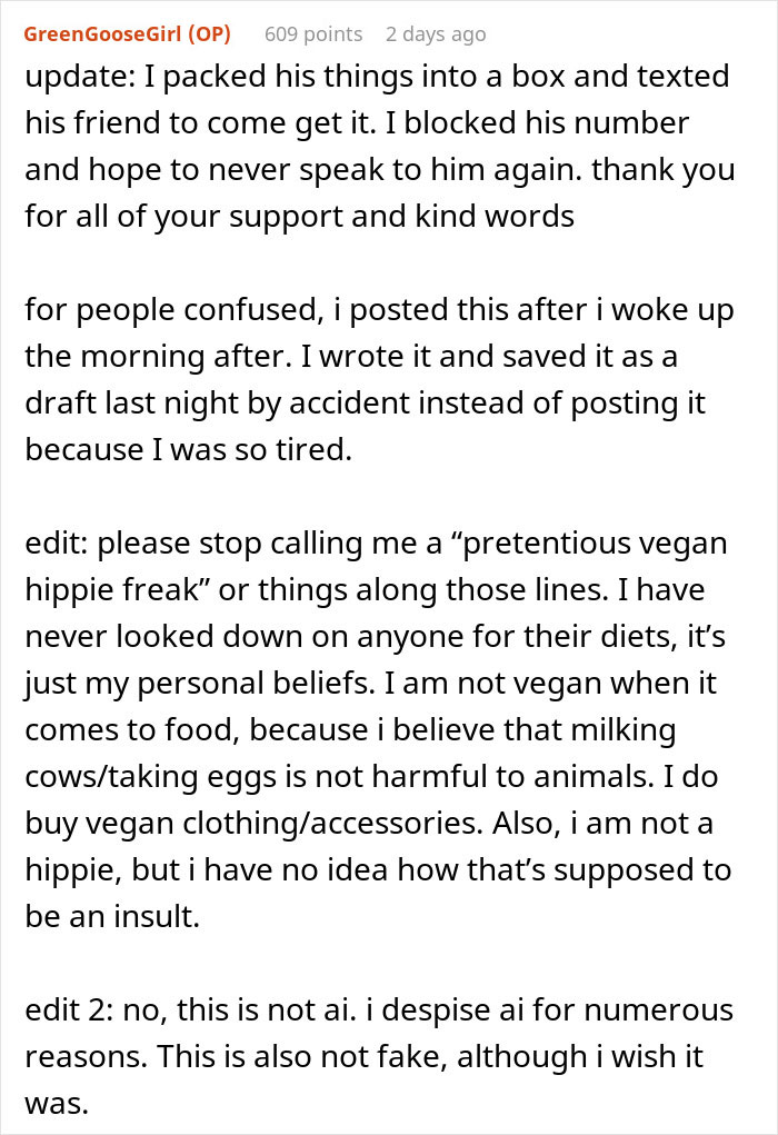 Boyfriend Laughs As Vegetarian Girlfriend Pukes In The Bathroom: "I Knew You’d Like Meat More" Boyfriend Laughs As Vegetarian Girlfriend Pukes In The Bathroom: "I Knew You’d Like Meat More"