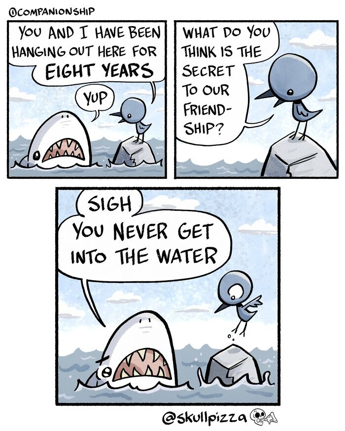 This Artist Turns Dark Humor And Strange Creatures Into Surprisingly Funny Comics (29 Pics)