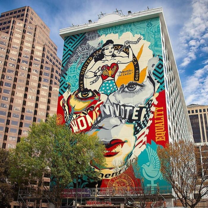 Wall In Austin, Texas, USA (2020)