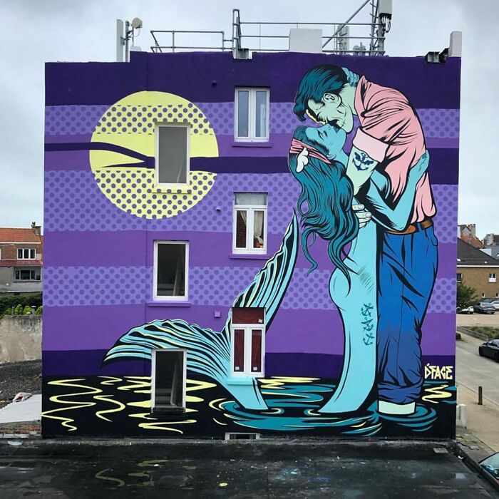 Wall In Ostend, Belgium (2020)