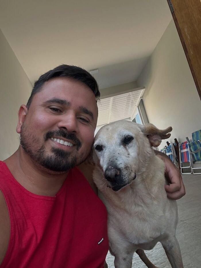 This Senior Dog Waited Years In A Shelter Until One Man Finally Gave Him A Home