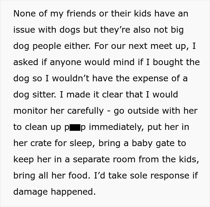Friends Ban Childfree Woman From Bringing Her Dog On A Trip, Balk When She Refuses To Pay For Their Kids