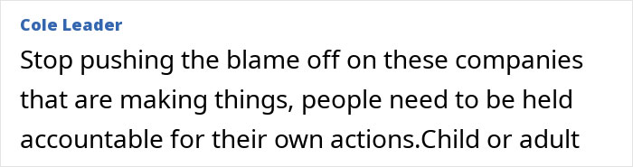 Text message screenshot showing a discussion about accountability related to a 9-year-old suffering severe facial burns from a dangerous TikTok trend.