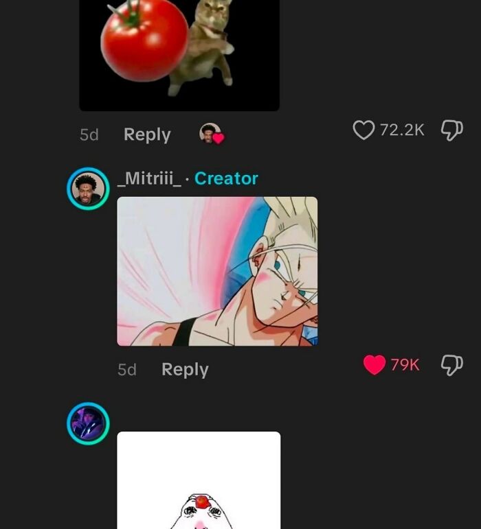 Screenshot of social media comments featuring hilarious memes with a hint of cynicism and popular animated characters.