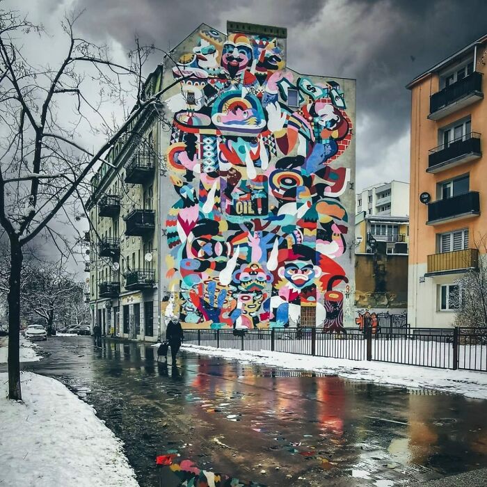 Wall In Lodz, Poland (2013)