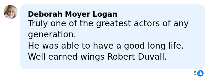 Robert Duvall, Star Of ‘The Godfather’, Passes Away At 95