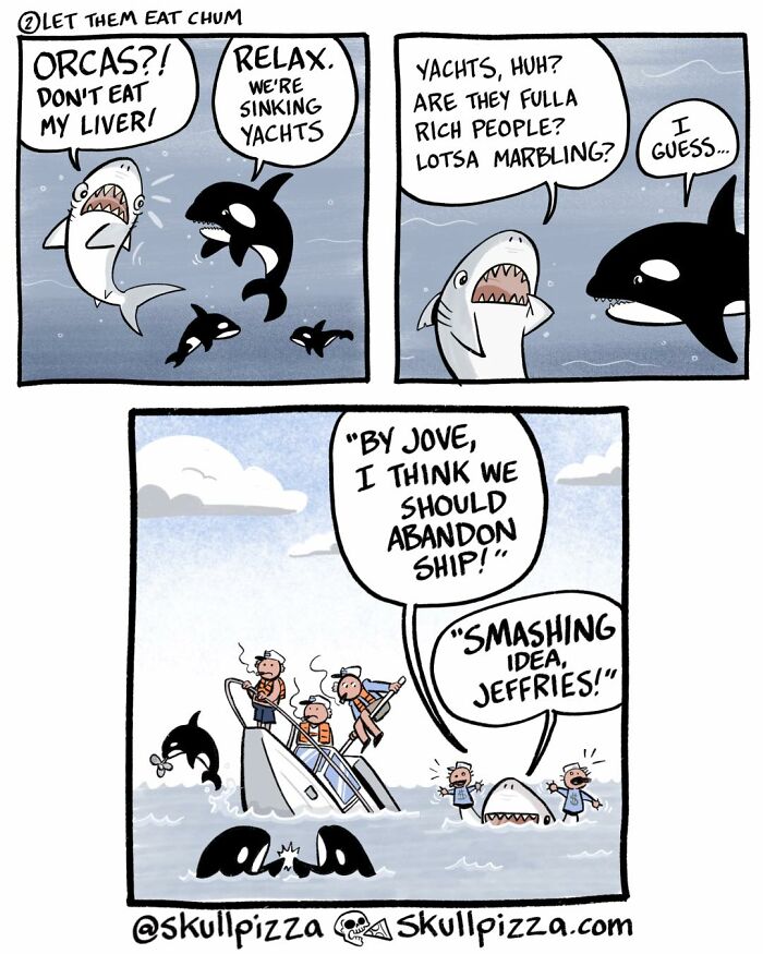 This Artist Turns Dark Humor And Strange Creatures Into Surprisingly Funny Comics (29 Pics)