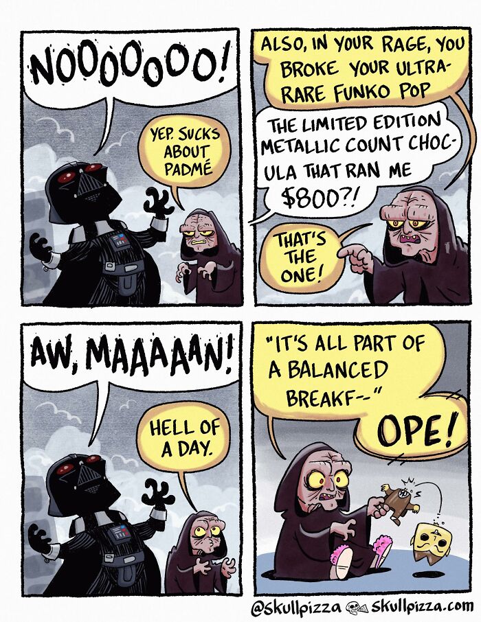 This Artist Turns Dark Humor And Strange Creatures Into Surprisingly Funny Comics (29 Pics)