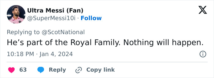 Tweet from a Royal Family fan defending Prince Andrew amid arrest discussions, highlighting royal controversy impacts. Tweet from a Royal Family fan defending Prince Andrew amid arrest discussions, highlighting royal controversy impacts.