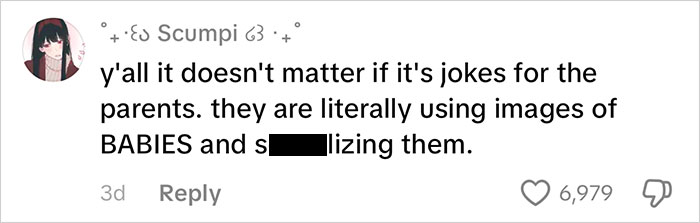 Social media user criticizes Frida Mom marketing for using images of babies in inappropriate ways causing online chaos.