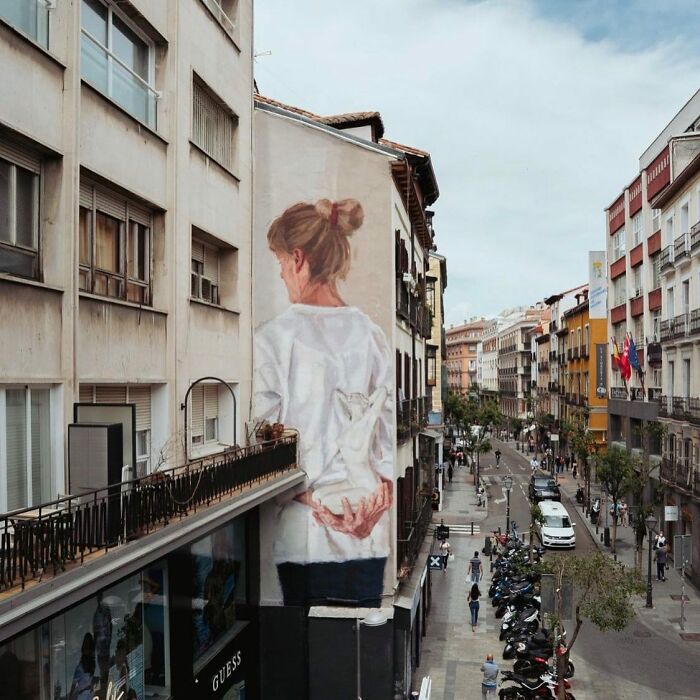 Wall In Madrid, Spain