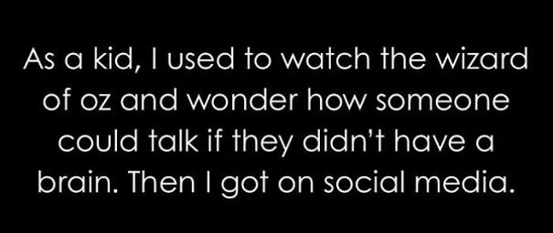 Relatable meme about social media and brainless talking, capturing the humor of modern online behavior.