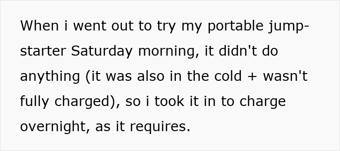 Entitled guy frustrated over neighbor’s parked car blocking access to a snow-free parking spot on a cold winter day. Entitled guy frustrated over neighbor’s parked car blocking access to a snow-free parking spot on a cold winter day.