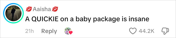 Screenshot of a social media comment reacting to Frida Mom's marketing with criticism about a baby product label.