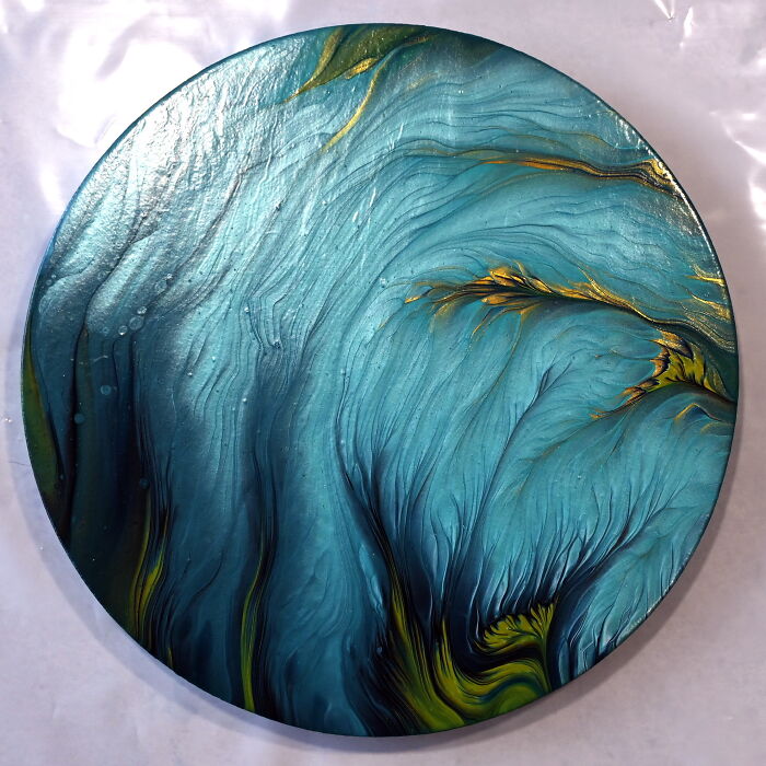 Simplicity: Here's A Tutorial For My Beautiful Under The Sea Acrylic Pour Painting