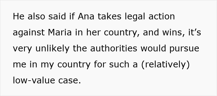 Text discussing potential legal action in a low-value case involving a K-Pop fan and alleged real owner dispute.