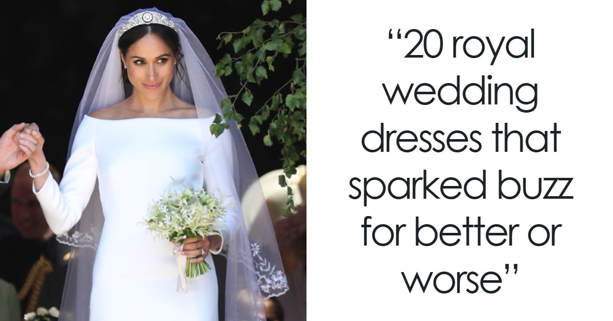 20 Royal Wedding Dresses That Sparked Buzz For Better Or Worse | Bored Panda
