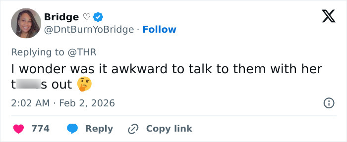 Screenshot of a viral tweet mentioning Jamie Foxx&rsquo;s Grammy red carpet weird moment with Chappell Roan.