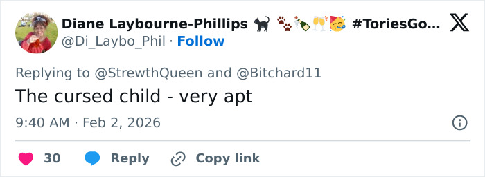 Screenshot of a tweet referencing the Epstein doc sparking controversy among Harry Potter fans online.
