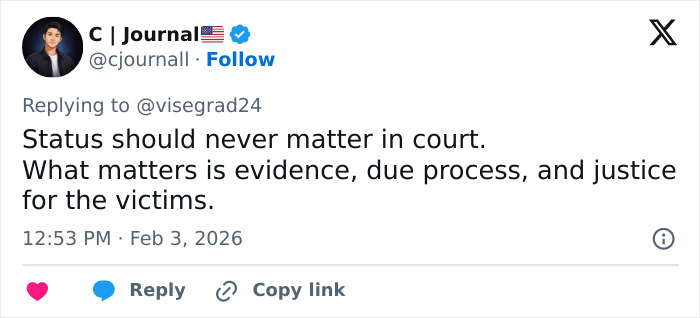 Tweet discussing the son of Norway's crown princess entering plea as he heads to court on horrific charges.