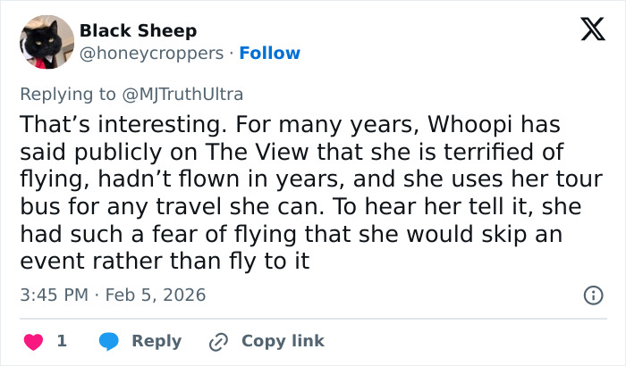 Whoopi Goldberg Explains Why Her Name Is In The Epstein Files, But Many Don't Believe Her Whoopi Goldberg Explains Why Her Name Is In The Epstein Files, But Many Don't Believe Her