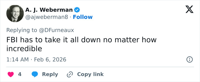 Screenshot of a tweet discussing FBI action related to a viral post comparing Ghislaine Maxwell to Madeleine McCann abductor sketch. Screenshot of a tweet discussing FBI action related to a viral post comparing Ghislaine Maxwell to Madeleine McCann abductor sketch.