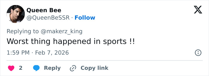 Tweet by user Queen Bee expressing shock about a major event in sports related to Imane Khelif and Y chromosome gene controversy.