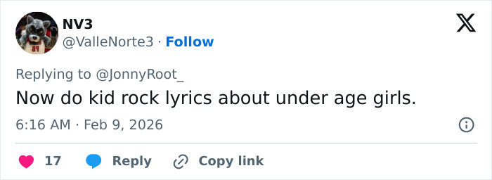 Screenshot of a Twitter reply discussing explicit lyrics, highlighting heated debate after Super Bowl fans translate Bad Bunny&rsquo;s song.