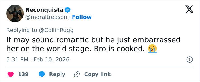 Screenshot of a tweet discussing an Olympic medalist&rsquo;s shocking confession about cheating on his girlfriend after victory.