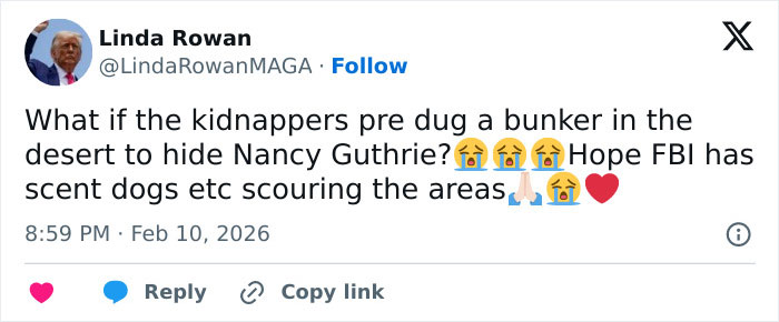 Cops Detain Man In Connection With Nancy Guthrie's Abduction As Expert Exposes Suspect's Mistake