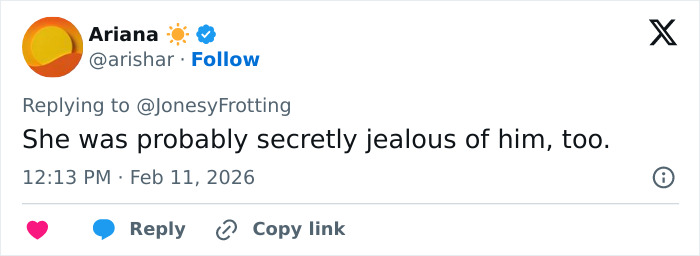 Tweet by Ariana discussing Erika Kirk's relationship with Charlie and changes in his office sparking fan scrutiny.