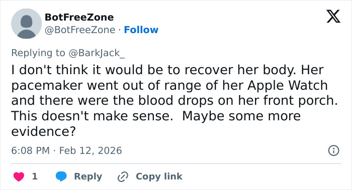 Forensics team sets up white tent at Nancy Guthrie's home investigating kidnapping evidence days after incident.