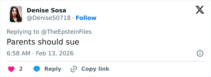 Screenshot of a tweet discussing parents reacting amid schools canceling picture day over Epstein files controversy. Screenshot of a tweet discussing parents reacting amid schools canceling picture day over Epstein files controversy.